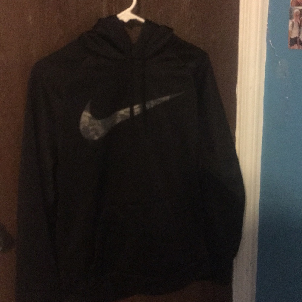 black Nike hoodie